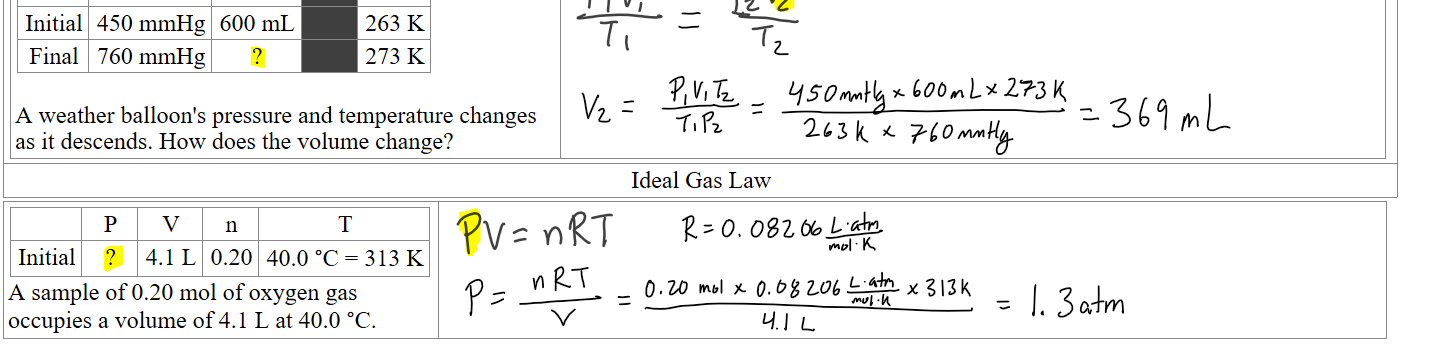 
P
V
n
T
Initial
450 mmHg
600 mL

263 K
Final
760 mmHg
?

273 K

A weather balloon's pressure and temperature changes as it descends. How does the volume change? 
Ideal Gas Law

P
V
n
T
Initial
?
4.1 L
0.20
40.0 °C = 313 K 
A sample of 0.20 mol of oxygen gas occupies a volume of 4.1 L at 40.0 °C.

Ink Drawings
Ink Drawings
Ink Drawings
Ink Drawings
Ink Drawings
Ink Drawings
Ink Drawings
Ink Drawings
Ink Drawings
Ink Drawings
Ink Drawings
Ink Drawings
Ink Drawings
Ink Drawings
Ink Drawings
Ink Drawings
Ink Drawings
Ink Drawings
Ink Drawings
Ink Drawings
Ink Drawings
Ink Drawings
Ink Drawings
Ink Drawings
Ink Drawings
Ink Drawings
Ink Drawings
Ink Drawings
Ink Drawings
Ink Drawings
Ink Drawings
Ink Drawings
Ink Drawings
Ink Drawings
Ink Drawings
Ink Drawings
Ink Drawings
Ink Drawings
Ink Drawings
Ink Drawings
Ink Drawings
Ink Drawings
Ink Drawings
Ink Drawings
Ink Drawings
Ink Drawings
Ink Drawings
Ink Drawings
Ink Drawings
Ink Drawings
Ink Drawings
Ink Drawings
Ink Drawings
Ink Drawings
Ink Drawings
Ink Drawings
Ink Drawings
Ink Drawings
Ink Drawings
Ink Drawings
Ink Drawings
Ink Drawings
Ink Drawings
Ink Drawings
Ink Drawings
Ink Drawings
Ink Drawings
Ink Drawings
Ink Drawings
Ink Drawings
Ink Drawings
Ink Drawings
Ink Drawings
Ink Drawings
Ink Drawings
Ink Drawings
Ink Drawings
Ink Drawings
Ink Drawings
Ink Drawings
Ink Drawings
Ink Drawings
Ink Drawings
Ink Drawings
Ink Drawings
Ink Drawings
Ink Drawings
Ink Drawings
Ink Drawings
Ink Drawings
Ink Drawings
Ink Drawings
Ink Drawings
Ink Drawings
Ink Drawings
Ink Drawings
Ink Drawings
Ink Drawings
Ink Drawings
Ink Drawings
Ink Drawings
Ink Drawings
Ink Drawings
Ink Drawings
Ink Drawings
Ink Drawings
Ink Drawings
Ink Drawings
Ink Drawings
Ink Drawings
Ink Drawings
Ink Drawings
Ink Drawings
Ink Drawings
Ink Drawings
Ink Drawings
Ink Drawings
Ink Drawings
Ink Drawings
Ink Drawings
Ink Drawings
Ink Drawings
Ink Drawings
Ink Drawings
Ink Drawings
Ink Drawings
Ink Drawings
Ink Drawings
Ink Drawings
Ink Drawings
Ink Drawings
Ink Drawings
Ink Drawings
Ink Drawings
Ink Drawings
Ink Drawings
Ink Drawings
Ink Drawings
Ink Drawings
Ink Drawings
Ink Drawings
Ink Drawings
Ink Drawings
Ink Drawings
Ink Drawings
Ink Drawings
Ink Drawings
Ink Drawings
Ink Drawings
Ink Drawings
Ink Drawings
Ink Drawings
Ink Drawings
Ink Drawings
Ink Drawings
Ink Drawings
Ink Drawings
Ink Drawings
Ink Drawings
Ink Drawings
Ink Drawings
Ink Drawings
Ink Drawings
Ink Drawings
Ink Drawings
Ink Drawings
Ink Drawings
Ink Drawings
Ink Drawings
Ink Drawings
Ink Drawings
Ink Drawings
Ink Drawings
Ink Drawings
Ink Drawings
Ink Drawings
Ink Drawings
Ink Drawings
Ink Drawings
Ink Drawings
Ink Drawings
Ink Drawings
Ink Drawings
Ink Drawings
Ink Drawings
Ink Drawings
Ink Drawings
Ink Drawings
Ink Drawings
Ink Drawings
Ink Drawings
Ink Drawings
Ink Drawings
Ink Drawings
Ink Drawings
Ink Drawings
Ink Drawings
Ink Drawings
